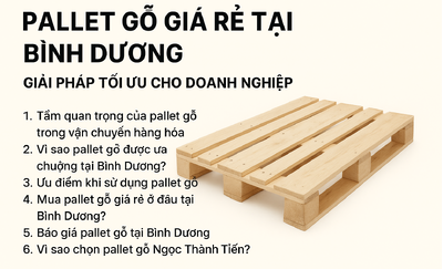 Pallet Gỗ Giá Rẻ Tận Xưởng Tại Bình Dương