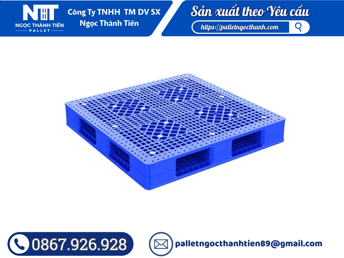 Pallet nhựa liền khối - PLNTTN03