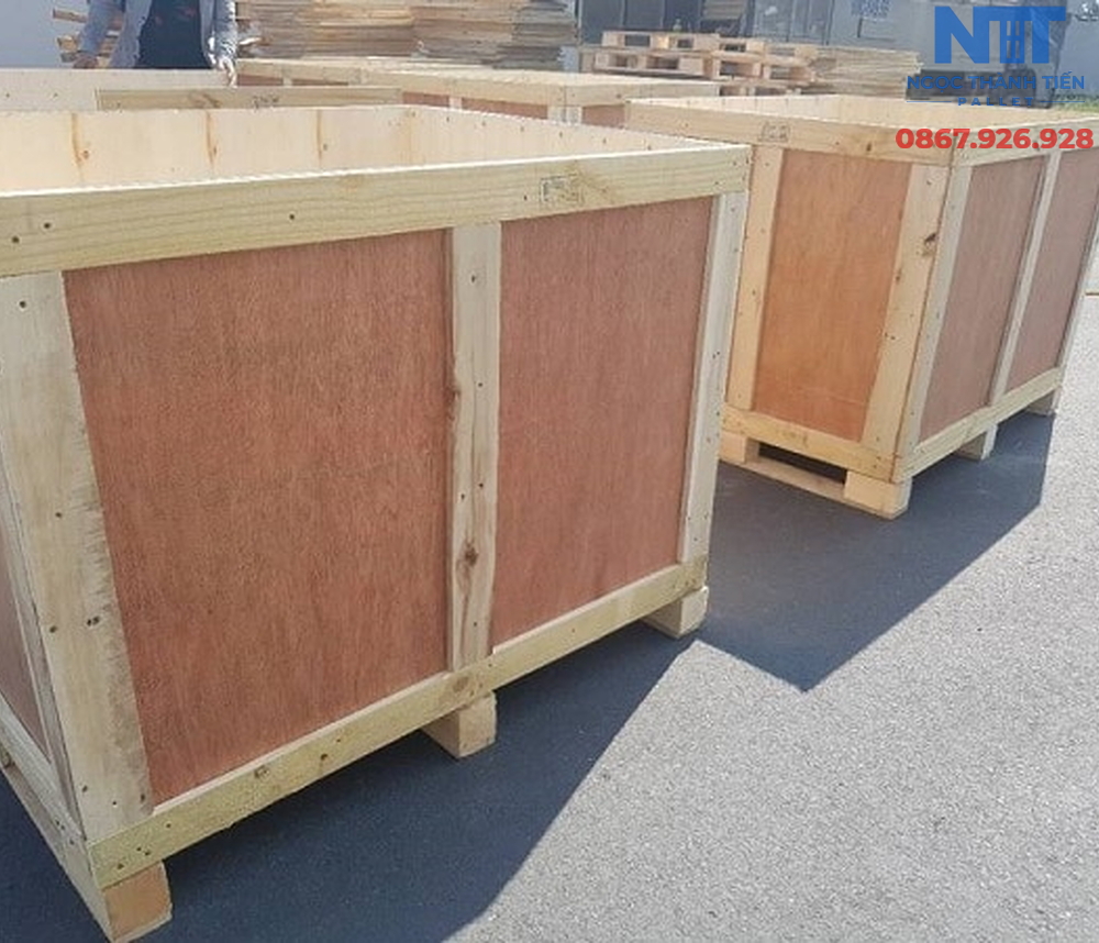 Pallet Thùng Gỗ Ván Ép Theo Yêu Cầu